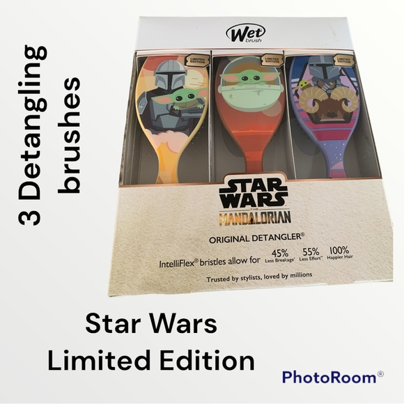 🆕 Limited Edition Wet Brush Detangling Bundle - Star Wars wet brush set! - Picture 1 of 5